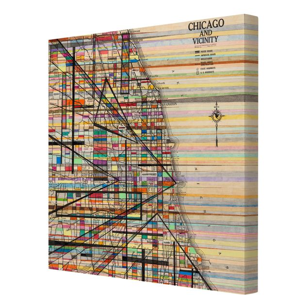 Tavlor Modern Map Of Chicago