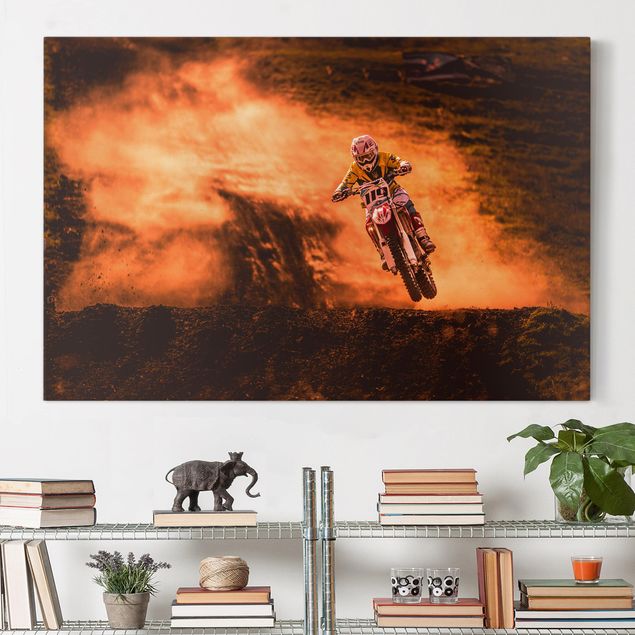 Kök dekoration Motocross In The Dust