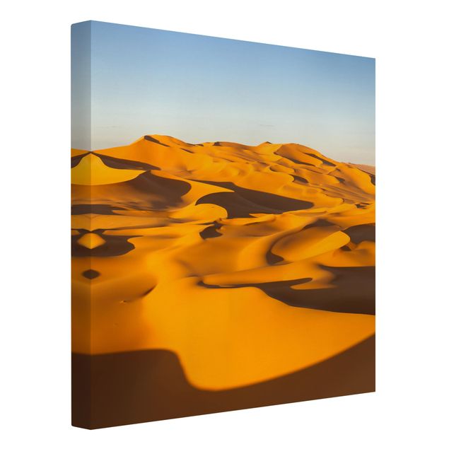 Tavlor landskap Murzuq Desert In Libya