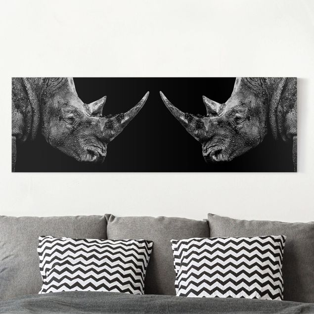 Kök dekoration Rhino Duel