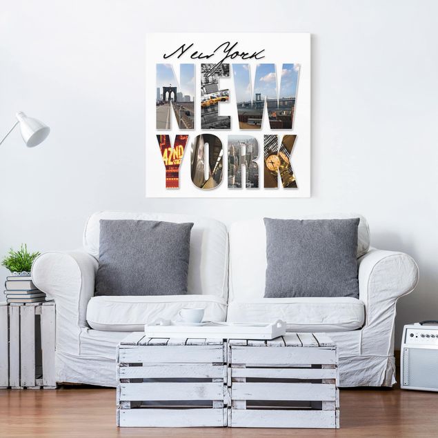 Canvastavlor New York New York Impressions