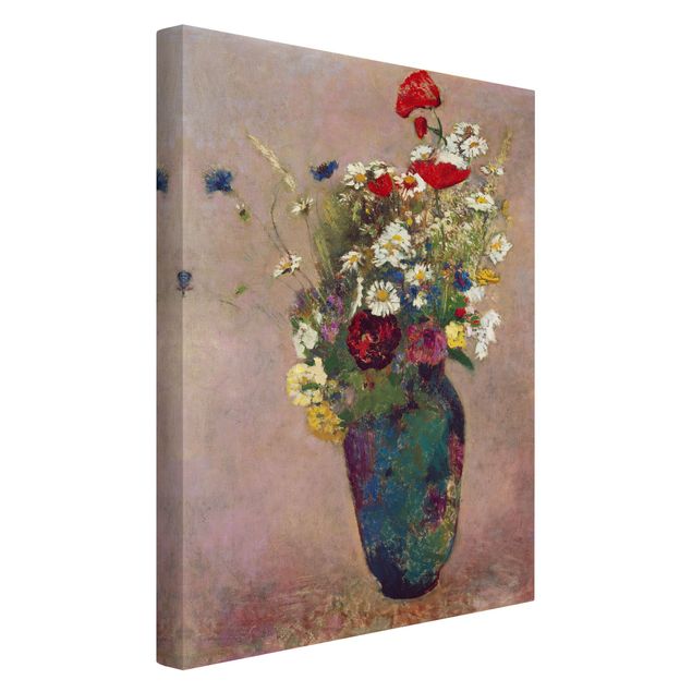 Konstutskrifter Odilon Redon - Flower Vase with Poppies