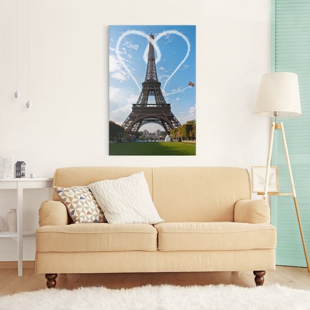 Canvastavlor Paris Paris - City Of Love