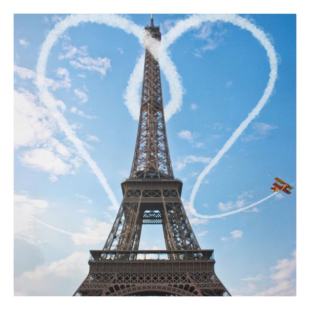 Tavlor arkitektur och skyline Paris - City Of Love