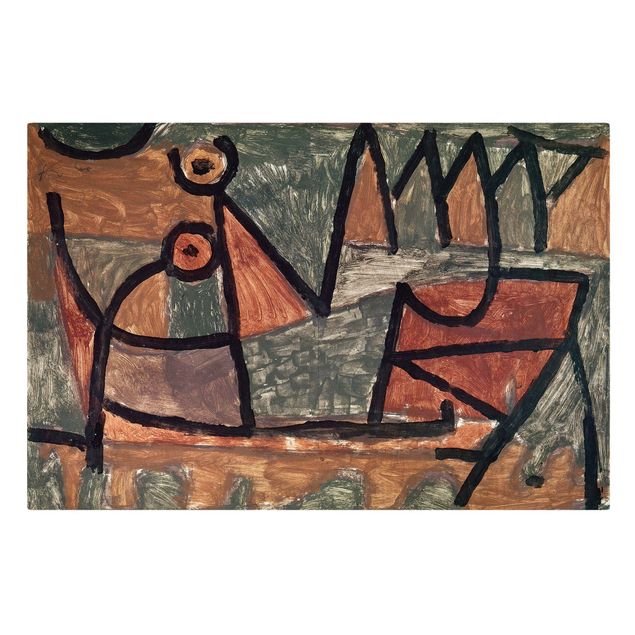 Tavlor konstutskrifter Paul Klee - Sinister Boat Trip