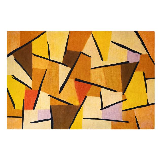 Canvastavlor mönster Paul Klee - Harmonized Fight