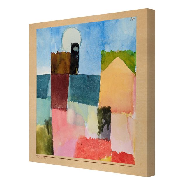 Canvastavlor abstrakt Paul Klee - Moonrise (St. Germain)
