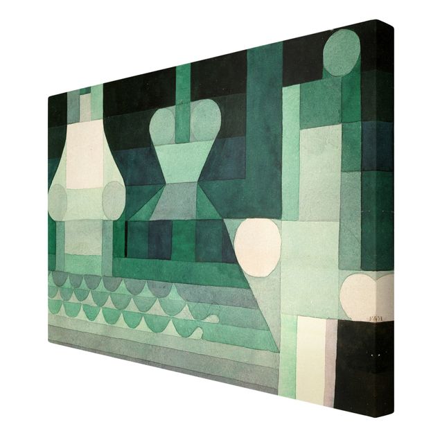 Canvastavlor abstrakt Paul Klee - Locks