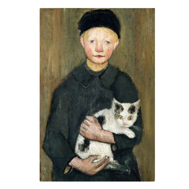 Konstutskrifter Paula Modersohn-Becker - Boy with Cat