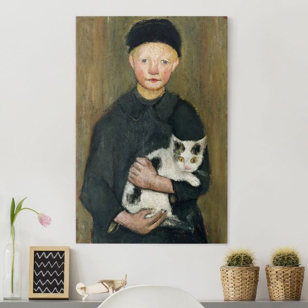 Konststilar Expressionism Paula Modersohn-Becker - Boy with Cat