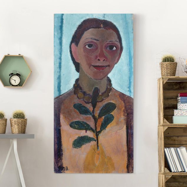 Konststilar Expressionism Paula Modersohn-Becker - Self-Portrait With Camellia Twig