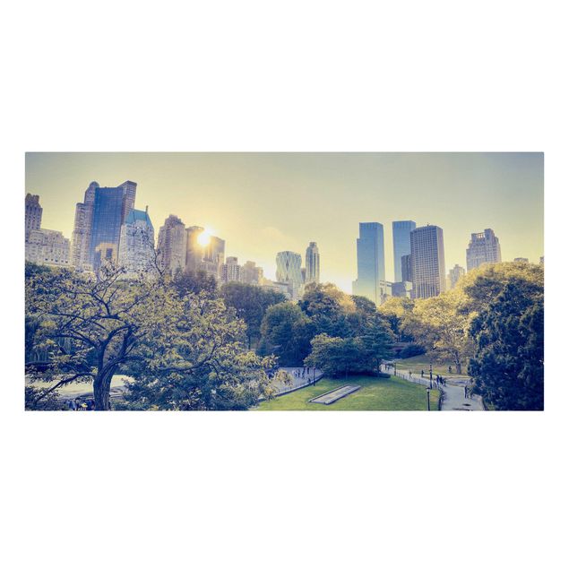 Tavlor arkitektur och skyline Peaceful Central Park