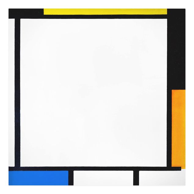Canvastavlor konstutskrifter Piet Mondrian - Composition II