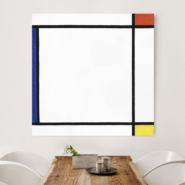 Kök dekoration Piet Mondrian - Composition III with Red, Yellow and Blue