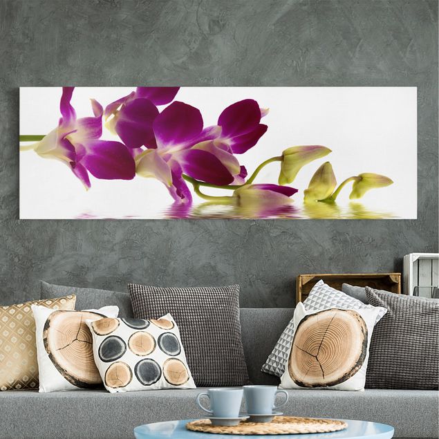 Tavlor orkidéer Pink Orchid Waters