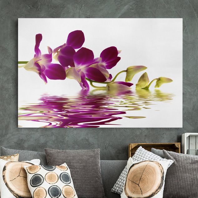 Tavlor orkidéer Pink Orchid Waters