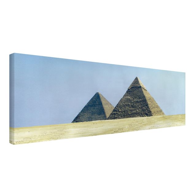 Canvastavlor Arkitektur och Skyline Pyramids Of Giza