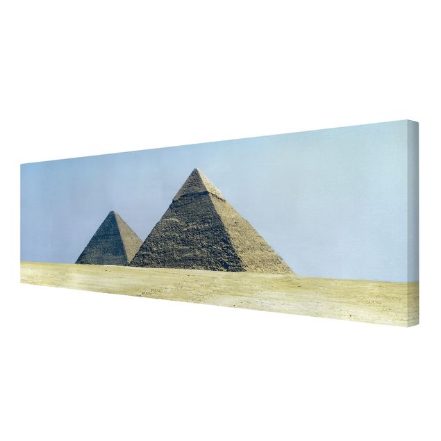 Canvastavlor landskap Pyramids Of Giza