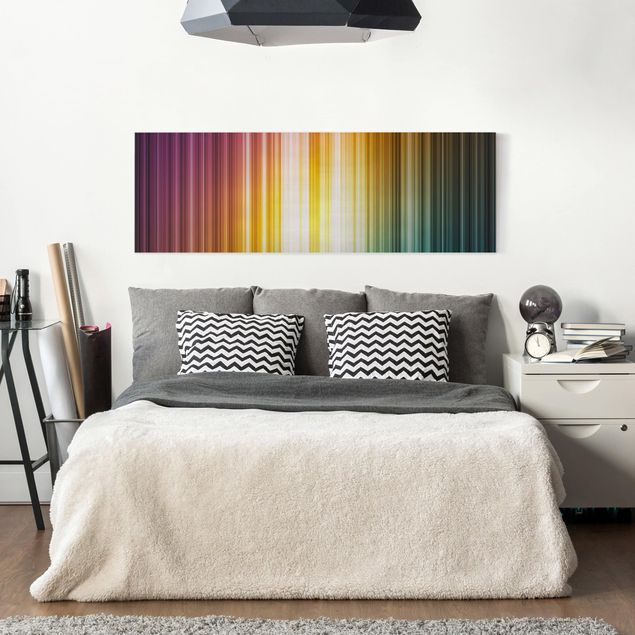 Canvastavlor abstrakt Rainbow Light