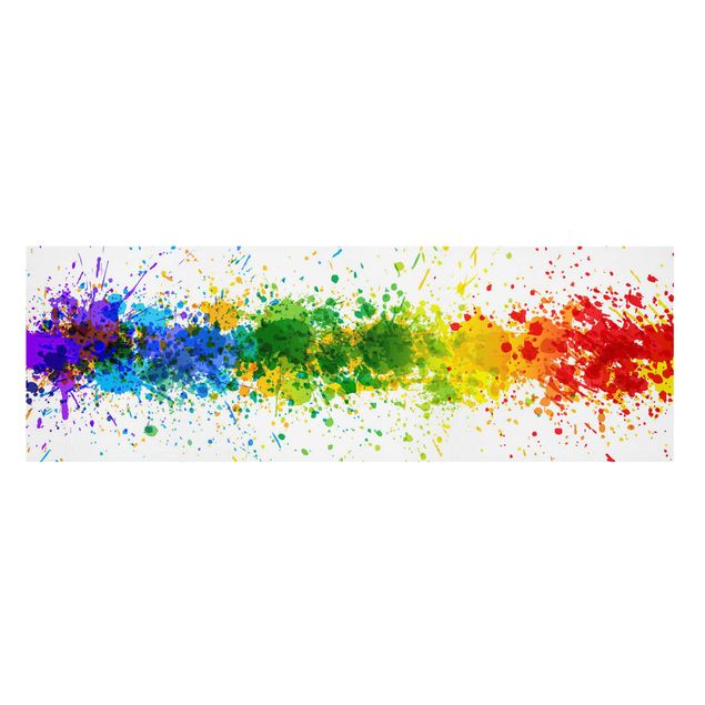 Tavlor mönster Rainbow Splatter