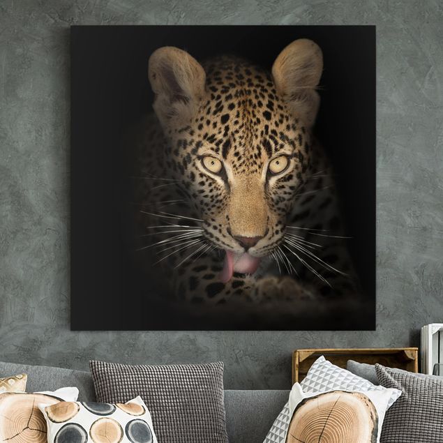 Kök dekoration Resting Leopard