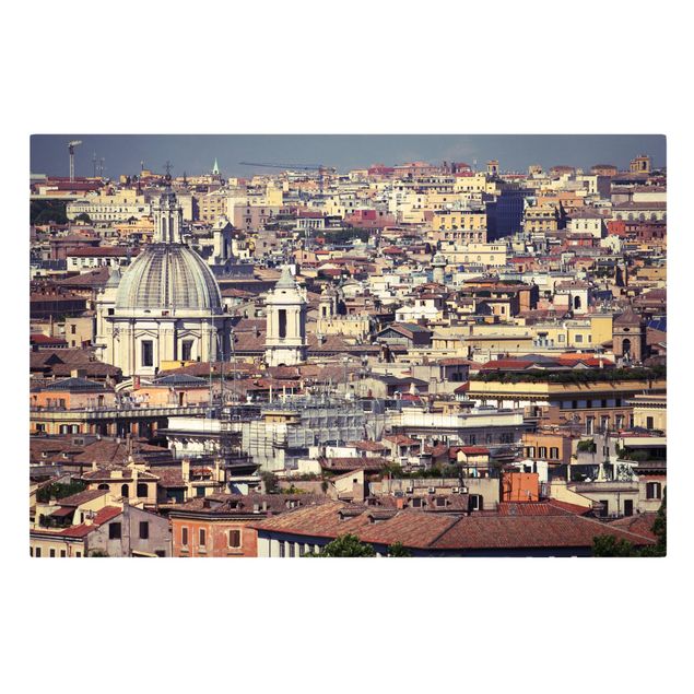 Tavlor arkitektur och skyline Rome Rooftops