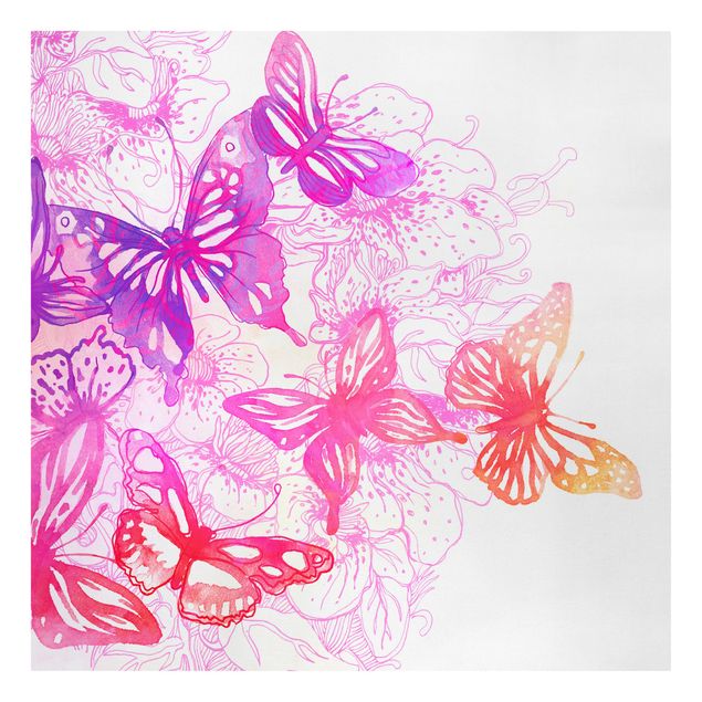 Tavlor modernt Butterfly Dream