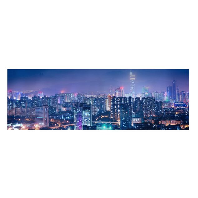 Tavlor arkitektur och skyline Shenzen In China