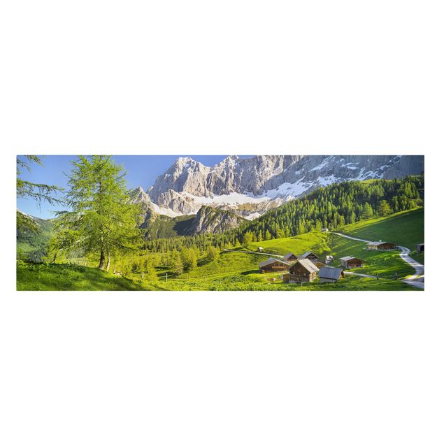 Tavlor landskap Styria Alpine Meadow