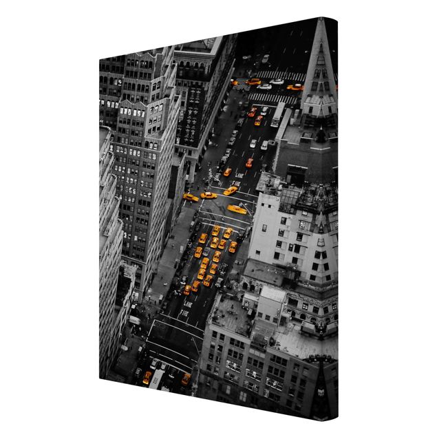 Tavlor arkitektur och skyline Taxi Lights Manhattan