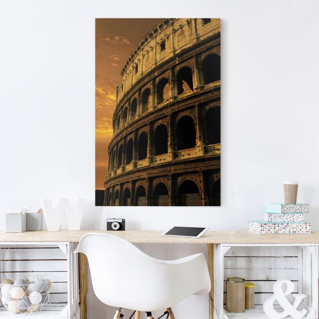 Canvastavlor Italien The Colosseum