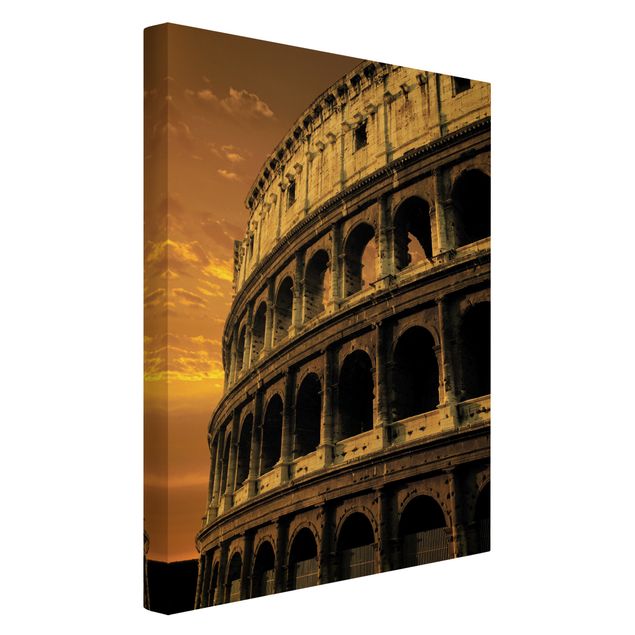 Canvastavlor Arkitektur och Skyline The Colosseum