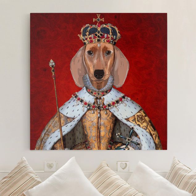 Kök dekoration Animal Portrait - Dachshund Queen