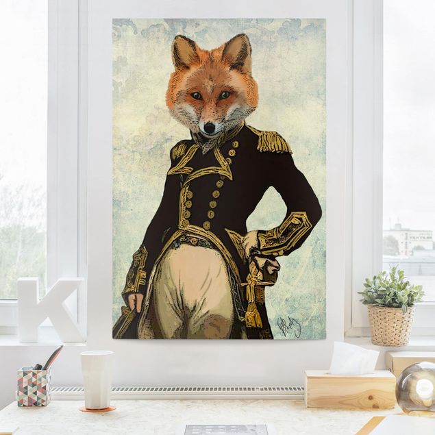 Kök dekoration Animal Portrait - Fox Admiral
