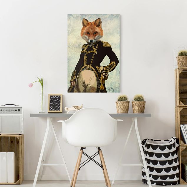 Canvastavlor djur Animal Portrait - Fox Admiral