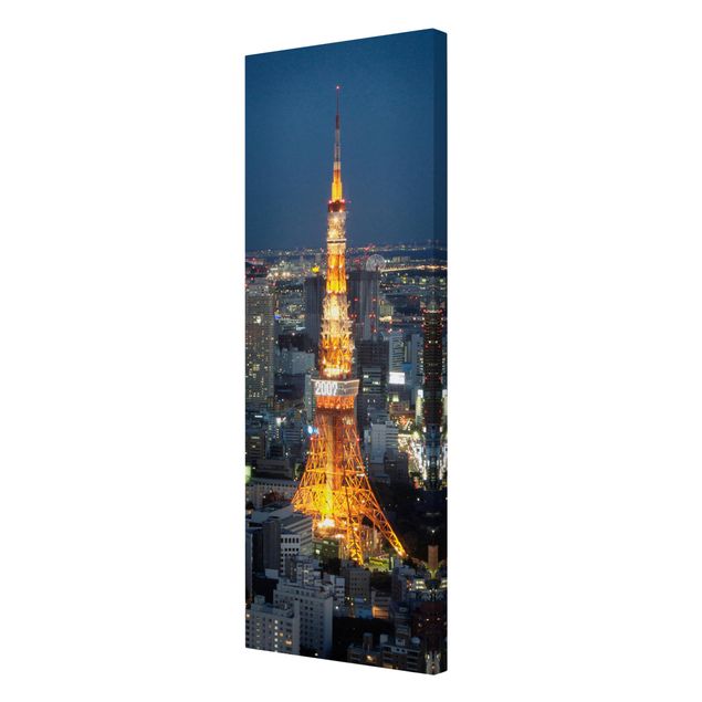 Canvastavlor Arkitektur och Skyline Tokyo Tower