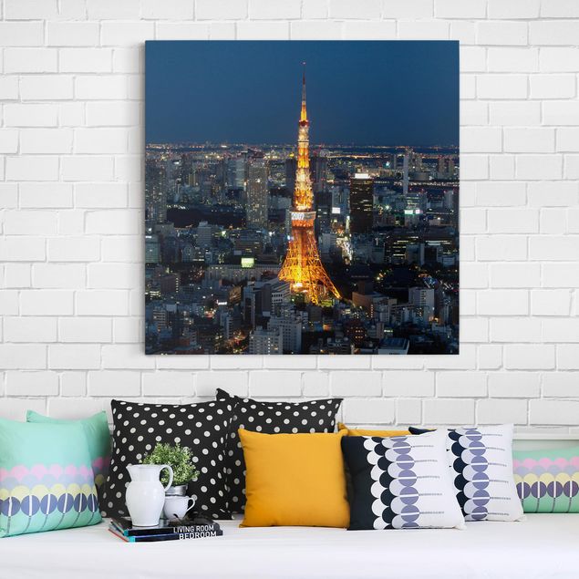 Canvastavlor Asien Tokyo Tower