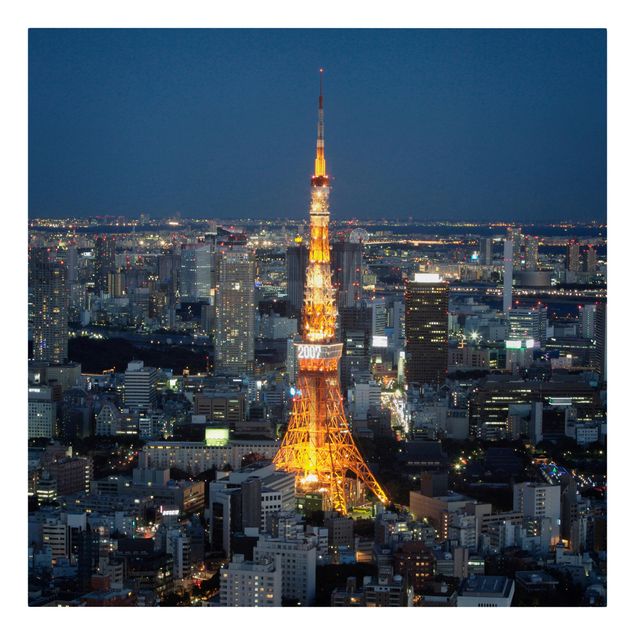 Canvastavlor Tokyo Tokyo Tower
