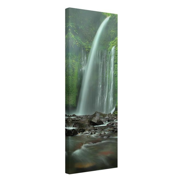 Tavlor landskap Tropical Waterfall