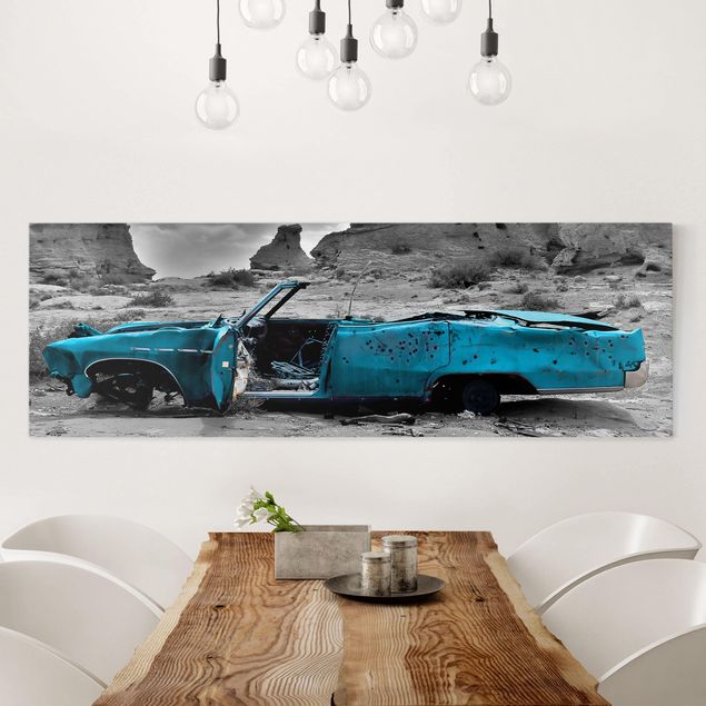 Kök dekoration Turquoise Cadillac