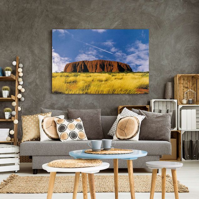 Canvastavlor öknar Uluru