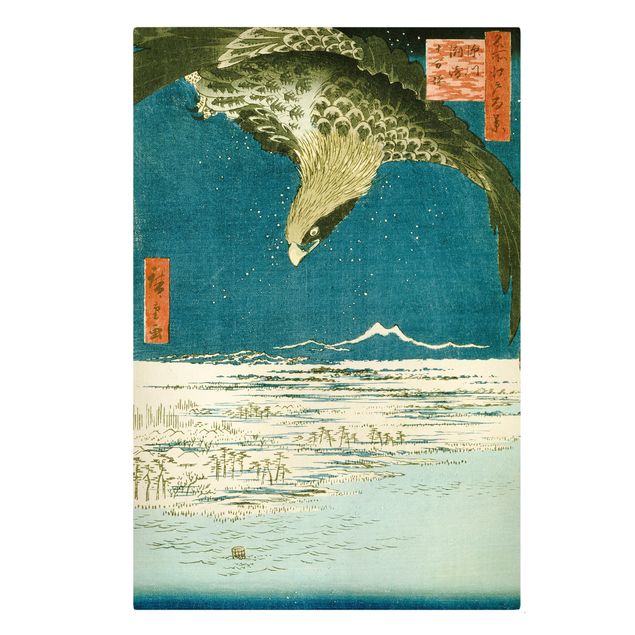 Konstutskrifter Utagawa Hiroshige - The Plain near Fukagawa Susaki