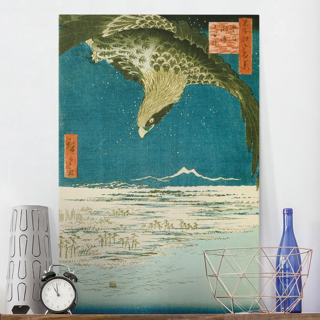 Kök dekoration Utagawa Hiroshige - The Plain near Fukagawa Susaki