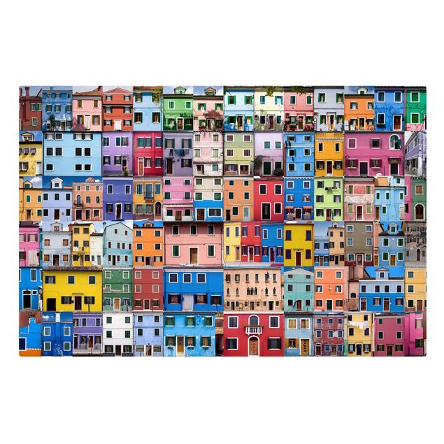 Tavlor färgglada Venetian Homes