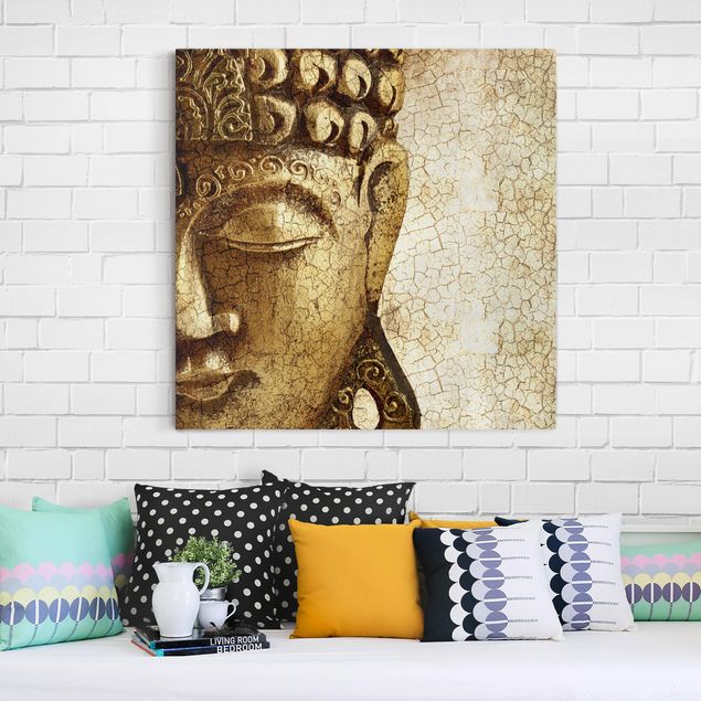 Canvastavlor andlig Vintage Buddha