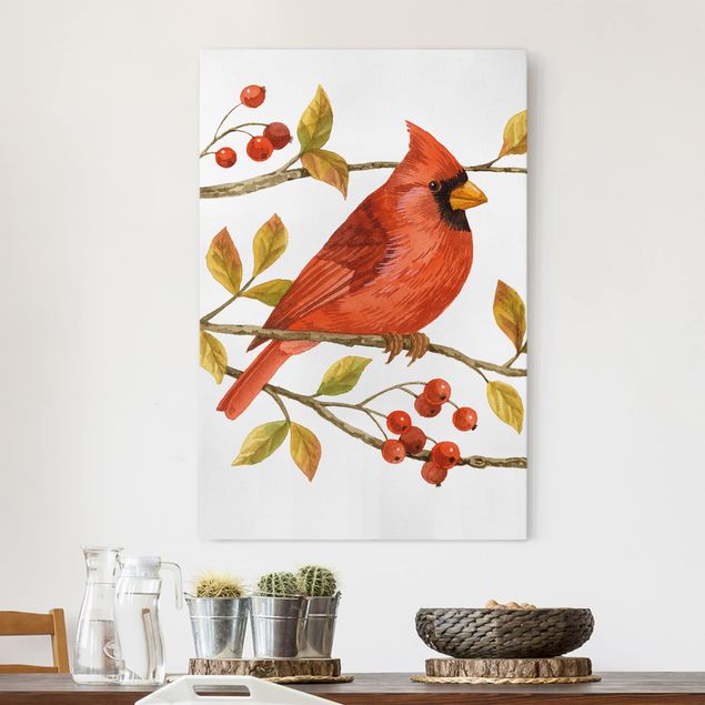 Kök dekoration Birds And Berries - Northern Cardinal