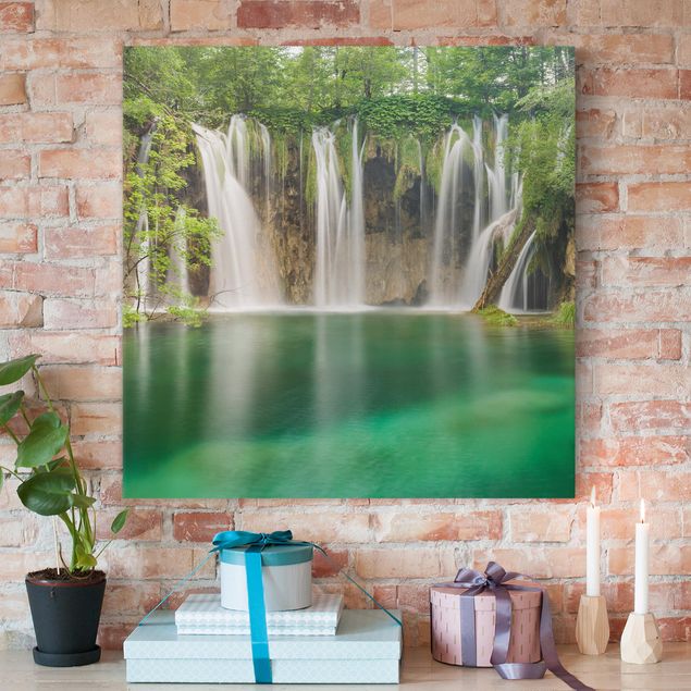 Kök dekoration Waterfall Plitvice Lakes