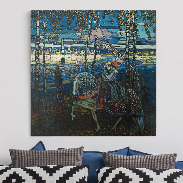 Konststilar Expressionism Wassily Kandinsky - Riding Paar