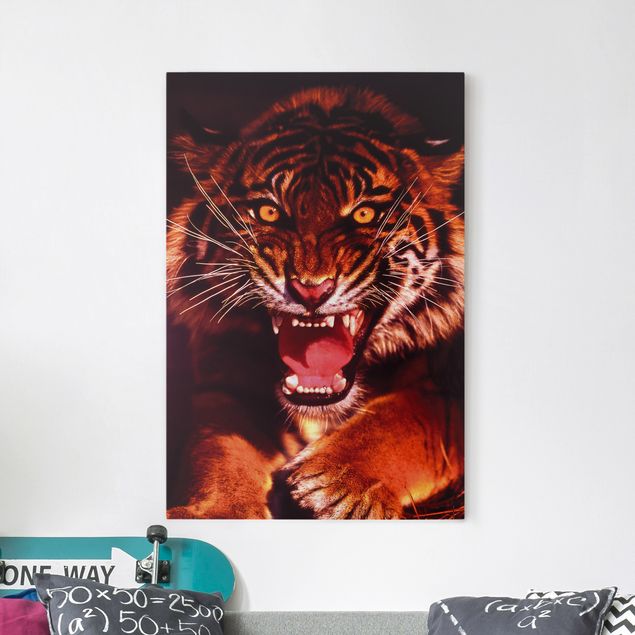Kök dekoration Wild Tiger
