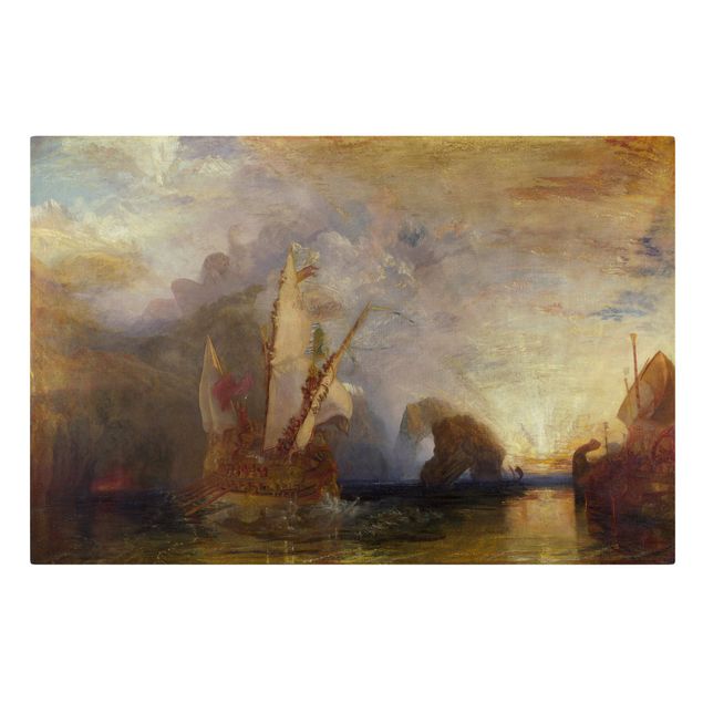 Canvastavlor solnedgångar William Turner - Ulysses
